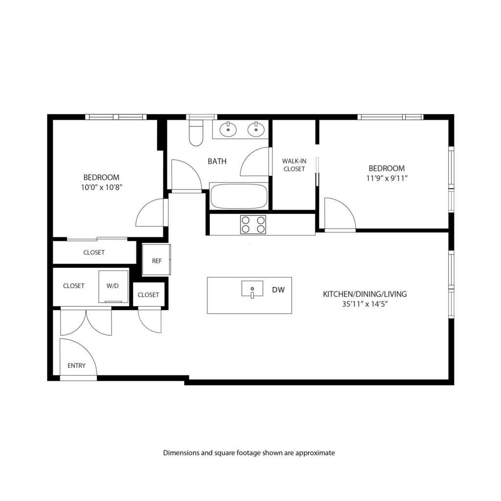 2BR/1BA – The Switchback