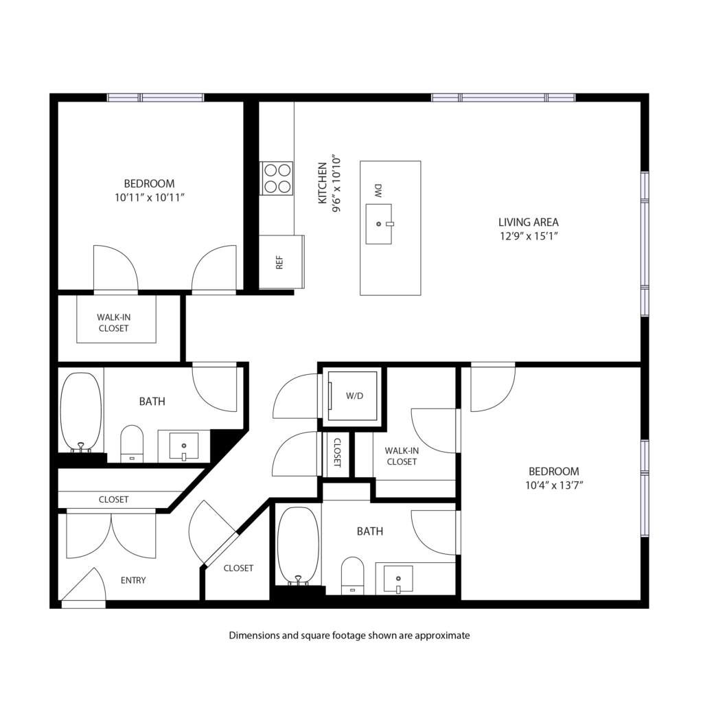 2BR/2BA – The Iron Horse